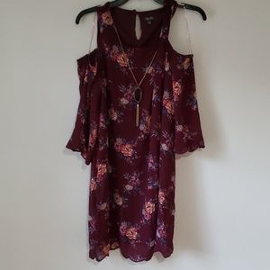 Lily Rose maroon dress